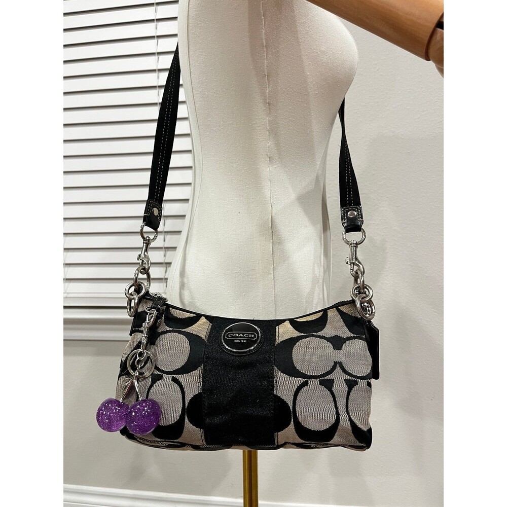 Coach Signature C Monogram Shoulder Bag